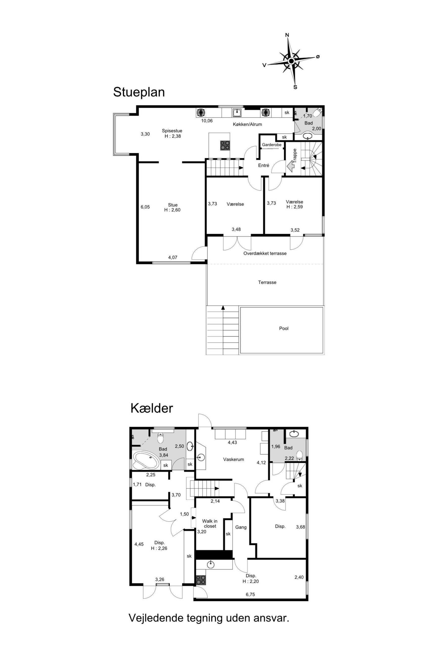 Ellehøj 12, st, Hellerup - Plantegning