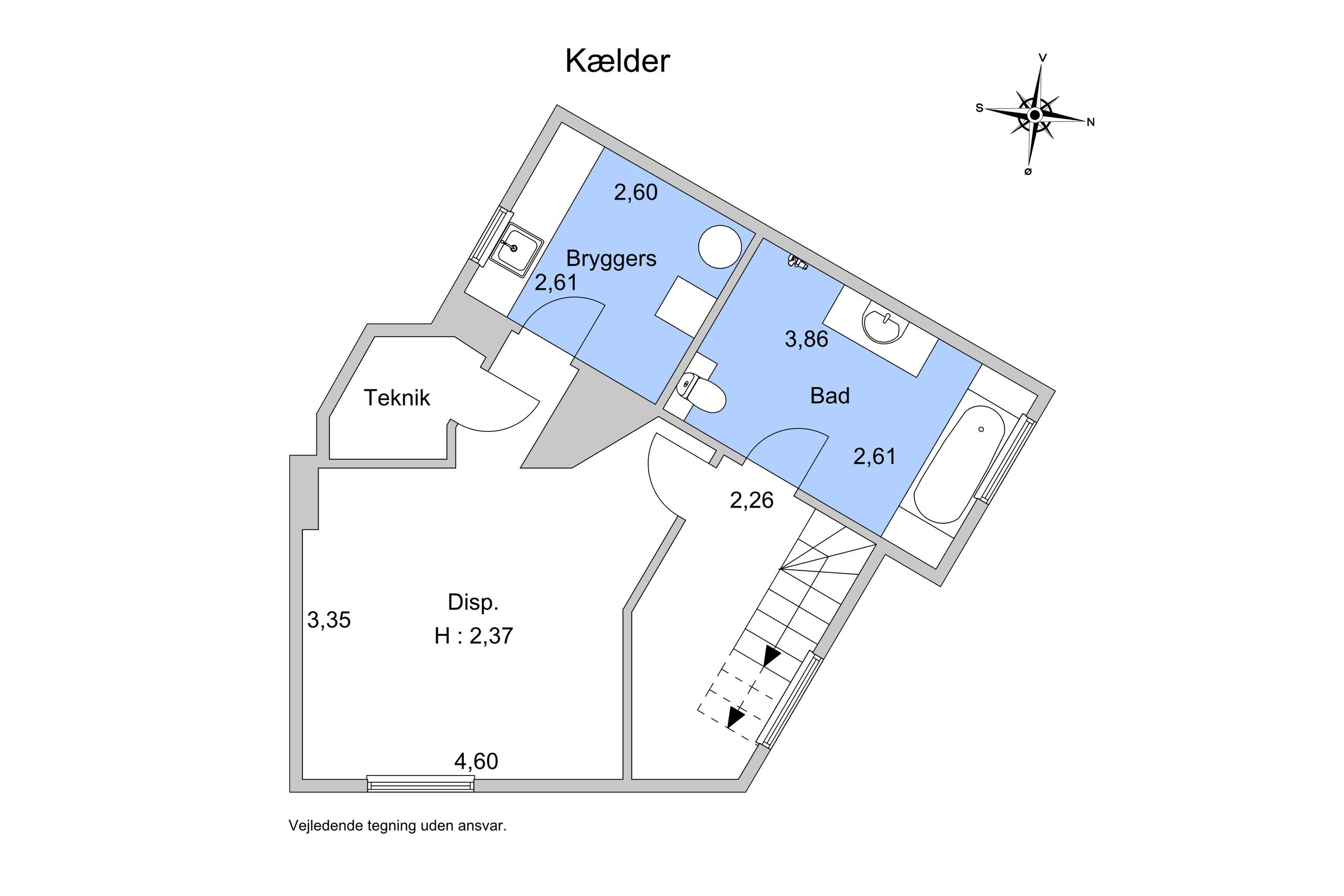 Vesterfælledvej 42, København V - Plantegning