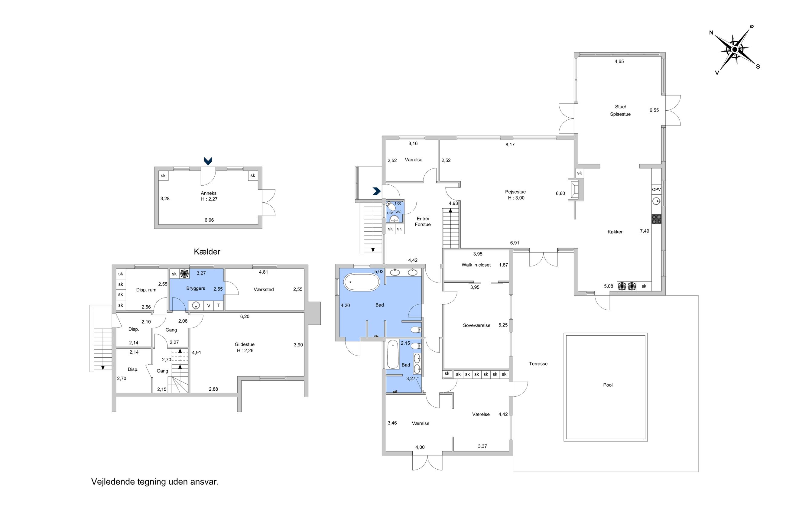Rungsted Strandvej 205, Rungsted Kyst - Plantegning