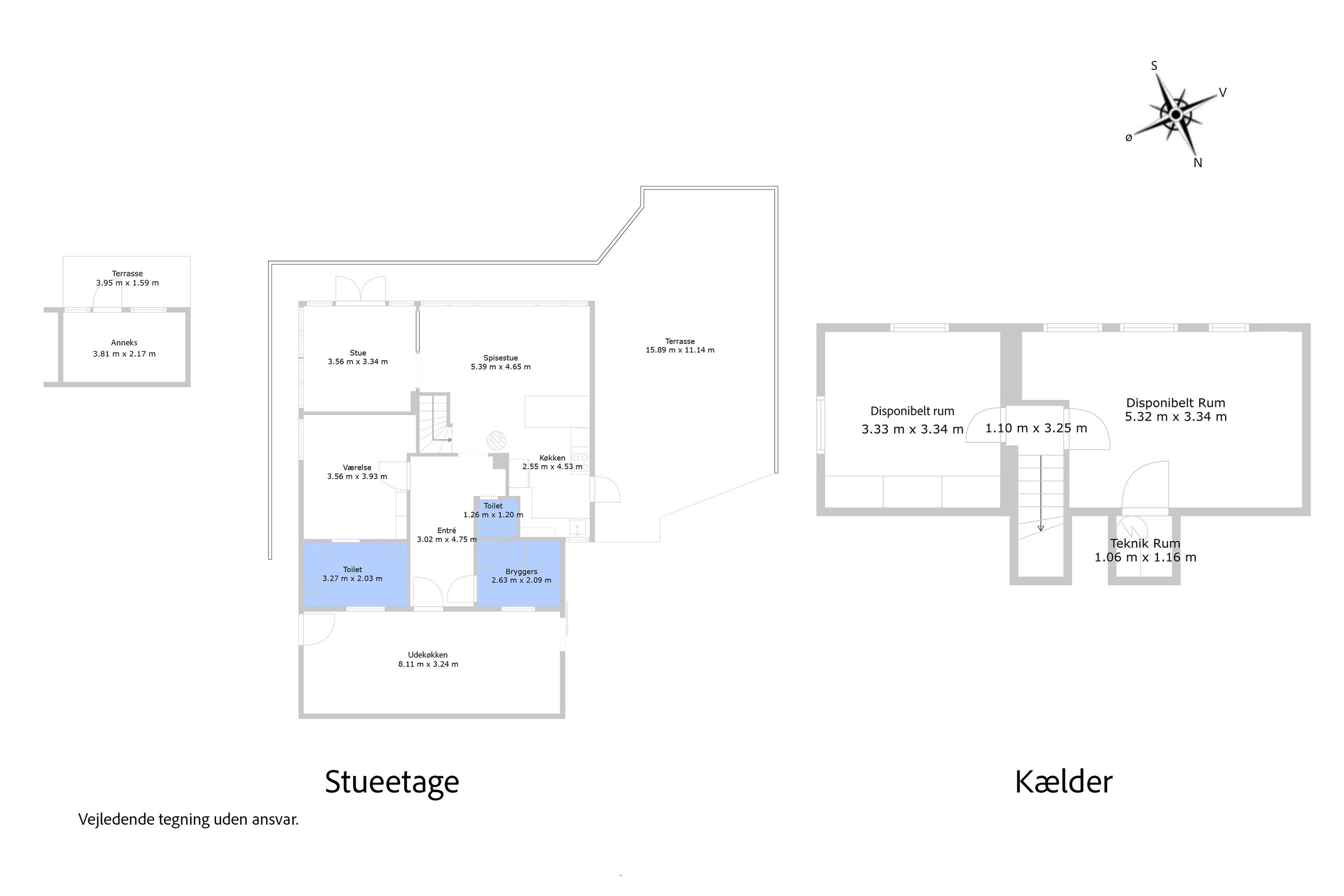 Bergmansdalsvej 12, Helsingør - Plantegning