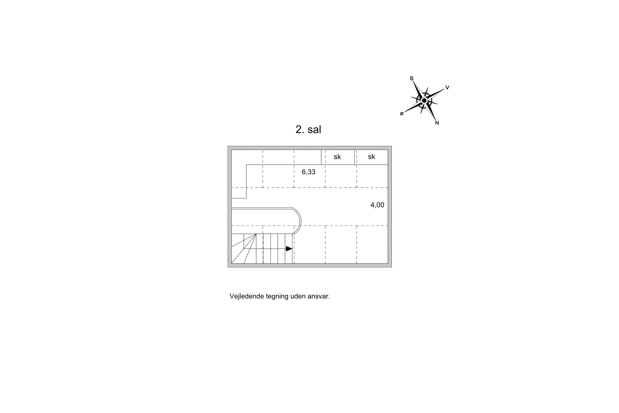 Bohlendachvej 30, København K - Plantegning