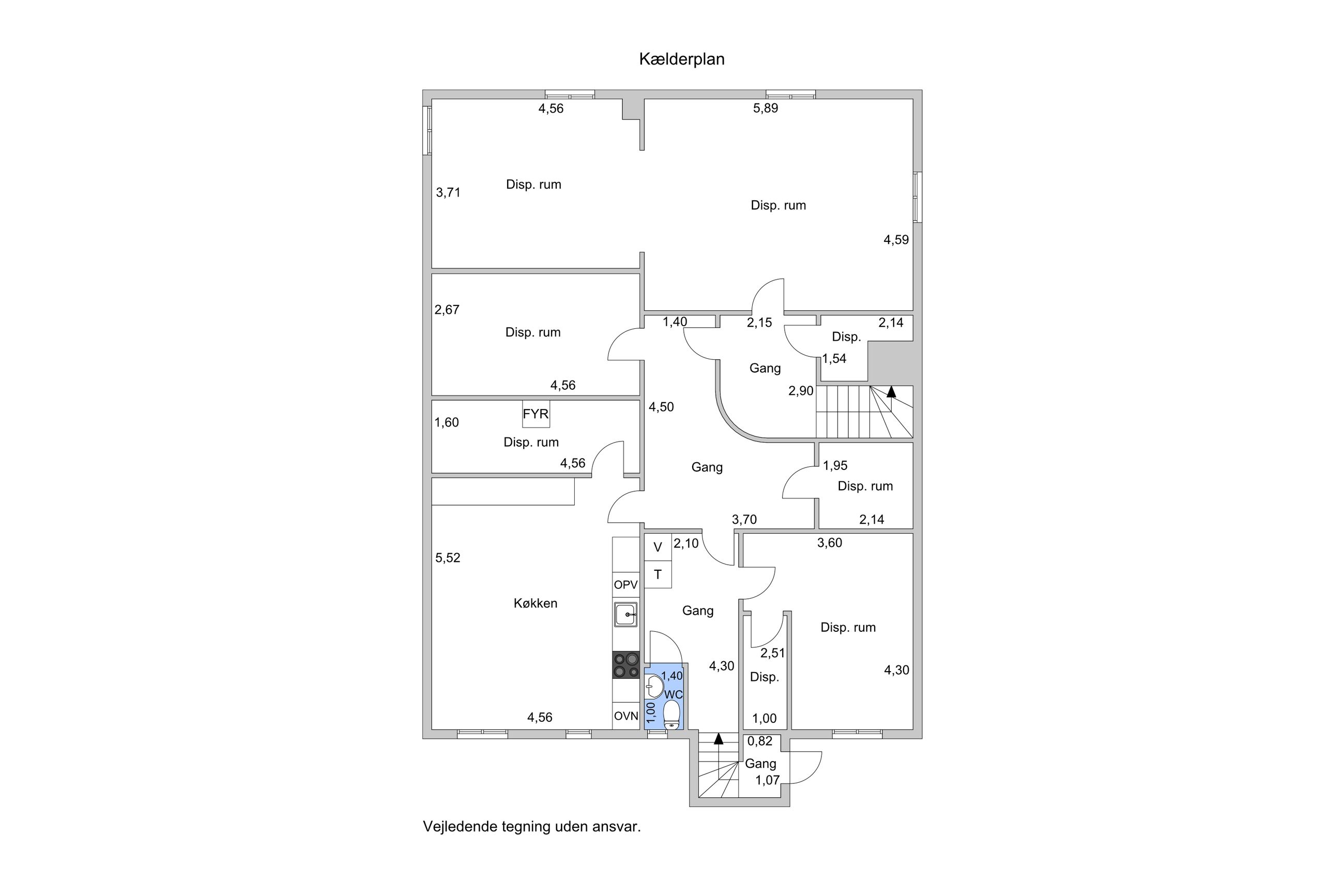 Gammel Vartov Vej 2, Hellerup - Plantegning