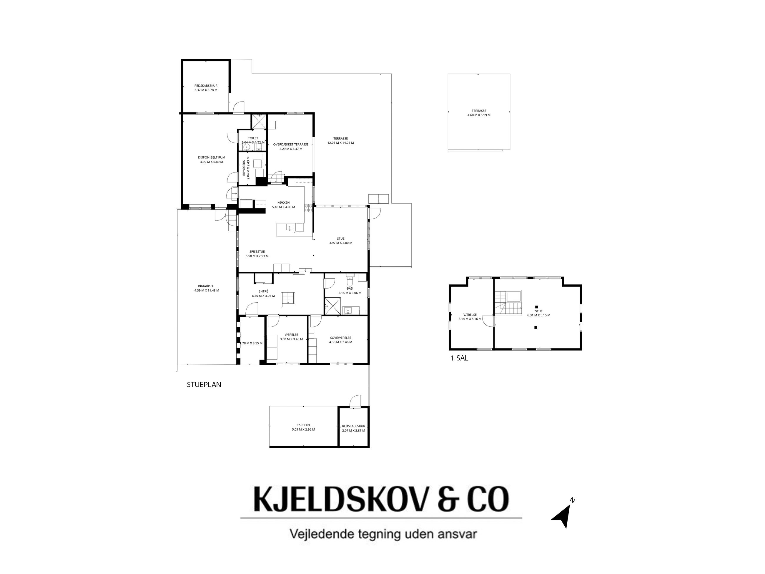 Møllerækken 13, Valløby, Køge - Plantegning