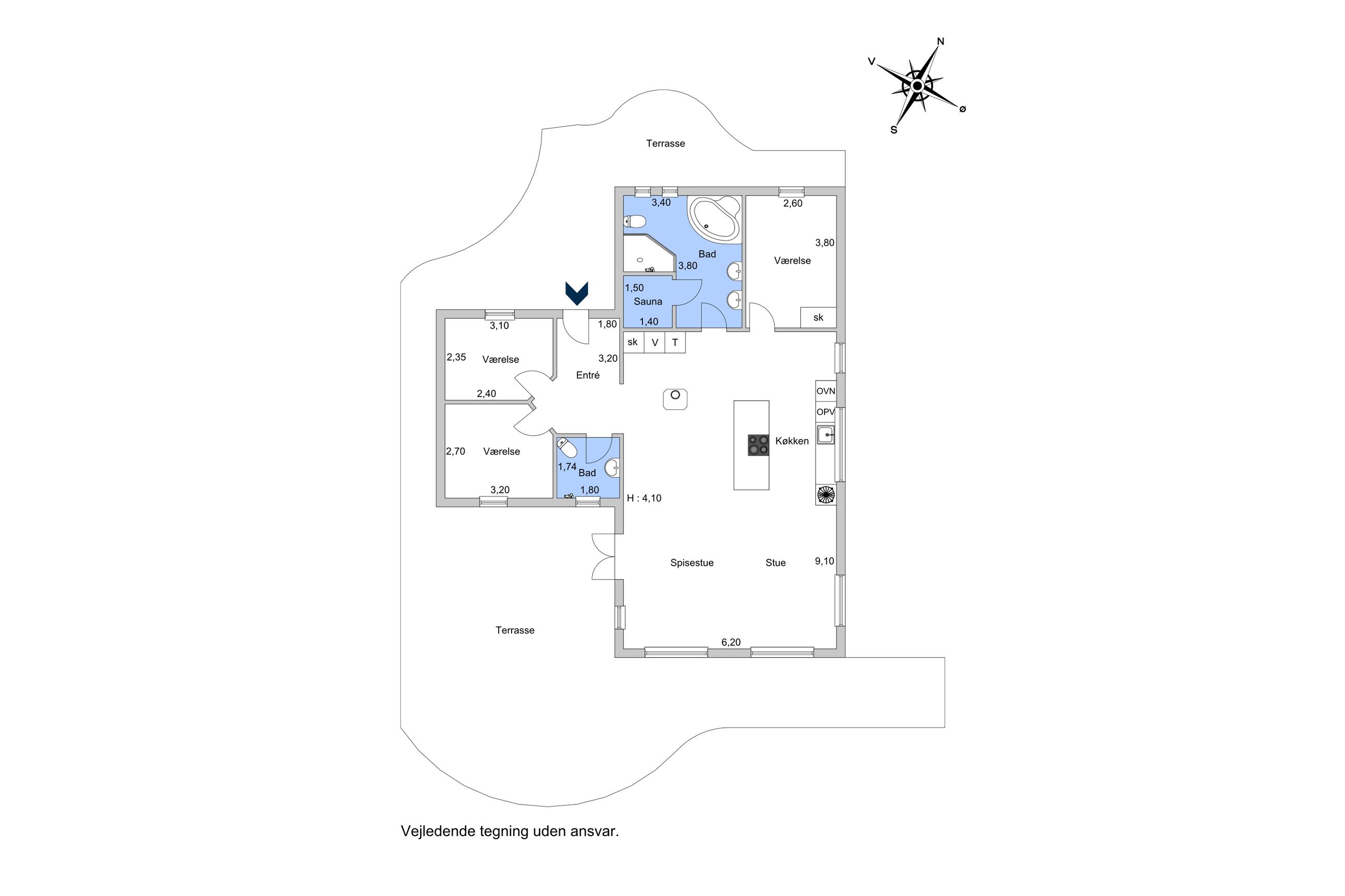Læhegnet 7, Ell Kohave, Højby - Plantegning