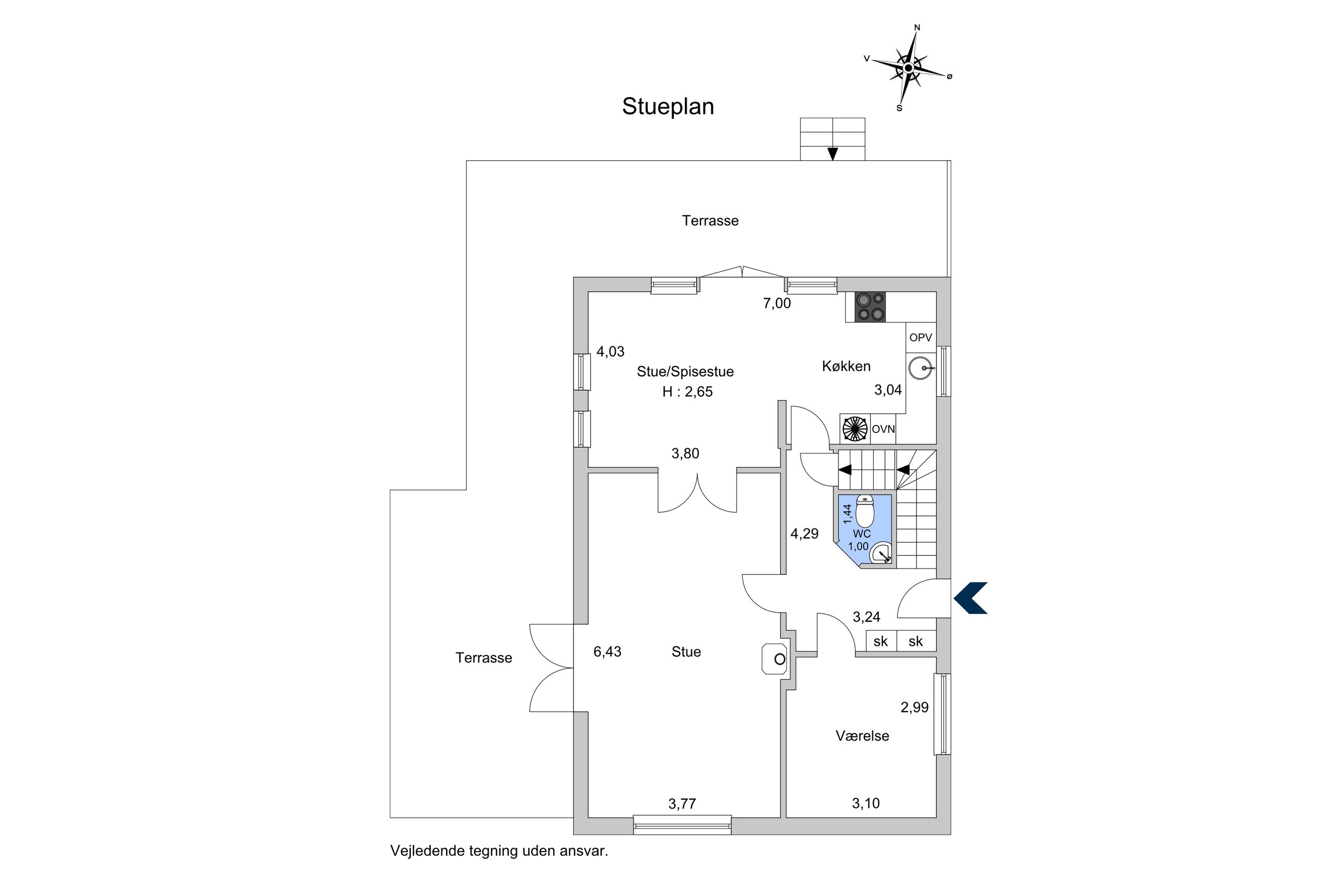 Enghave 32, Rungsted Kyst - Plantegning