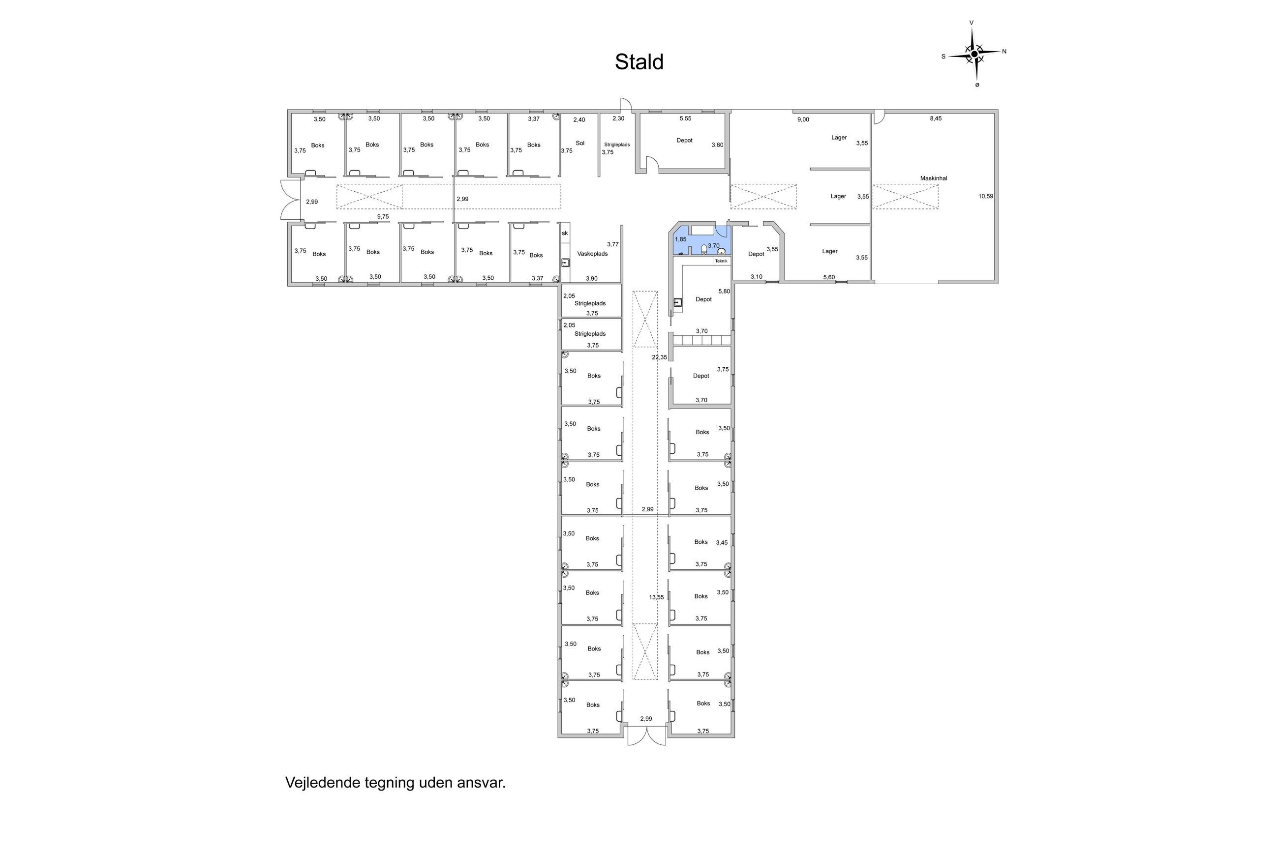 Margrethelund 7, Ledøje, Smørum - Plantegning