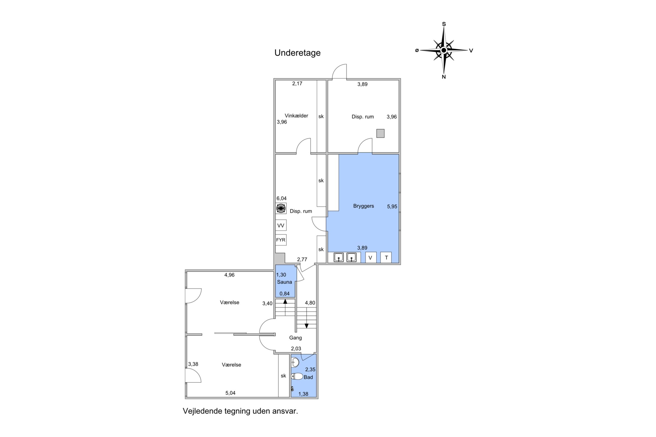 Skodsborg Strandvej 124, Skodsborg - Plantegning
