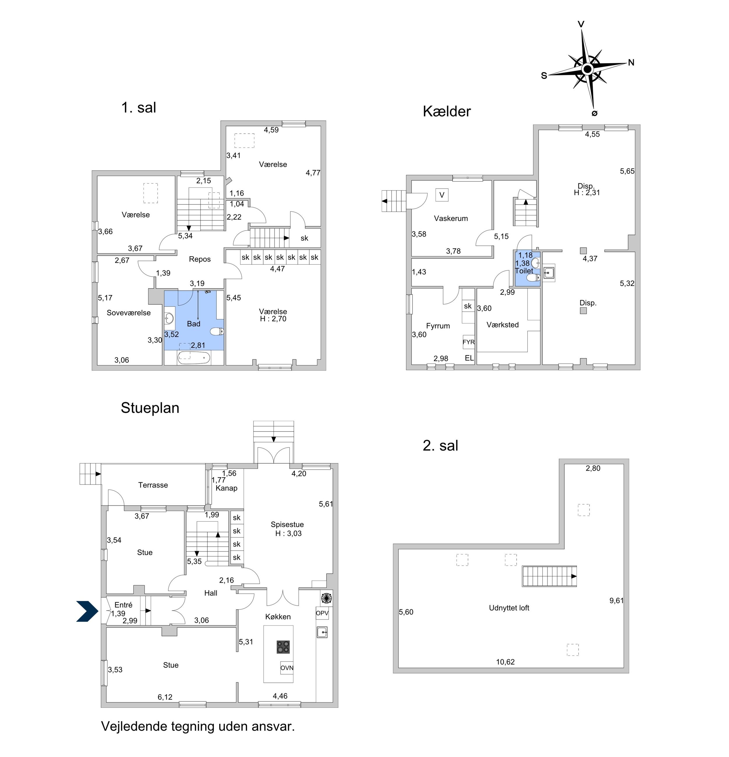 Allehelgensgade 20, Roskilde - Plantegning