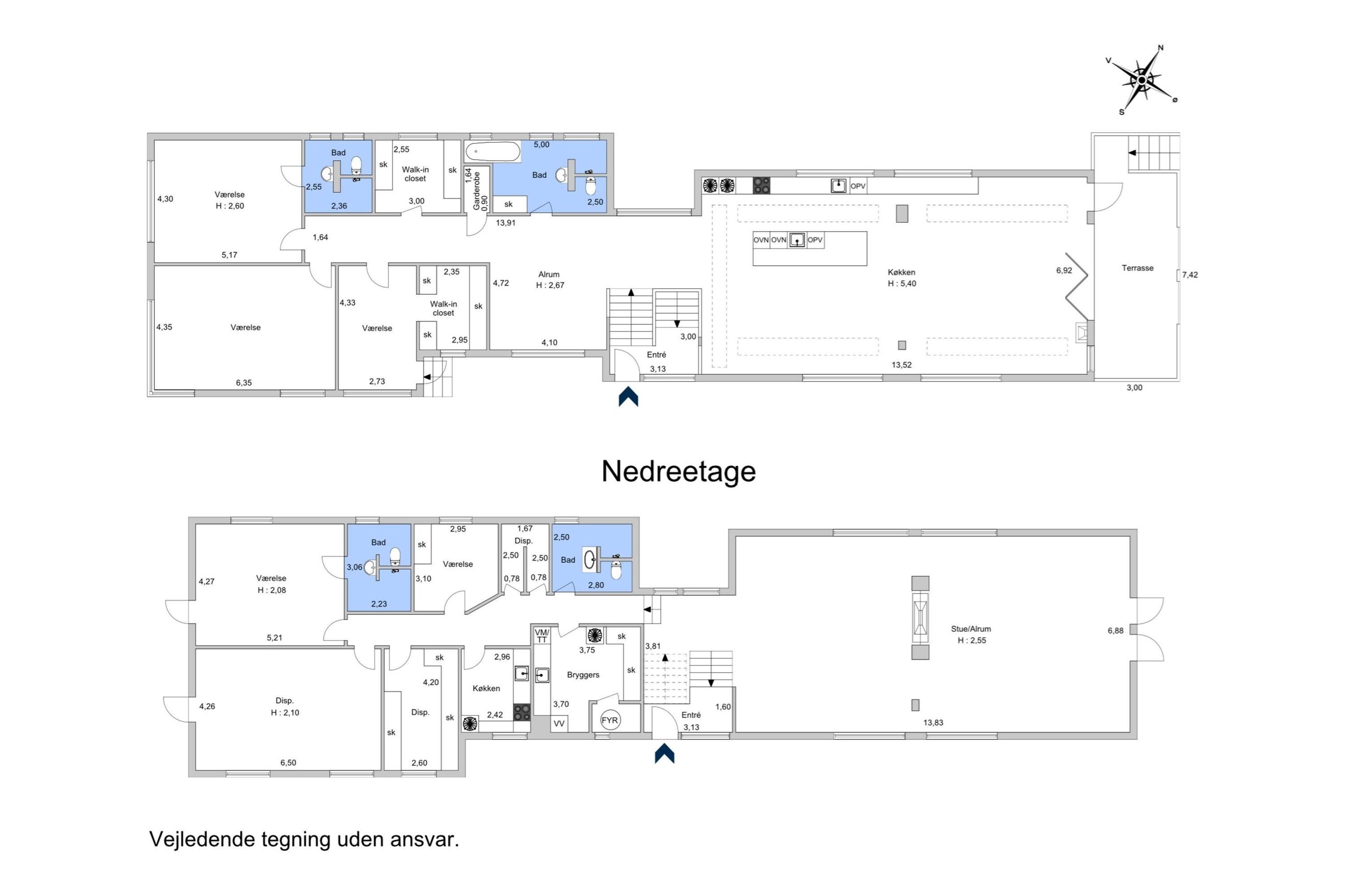 Krøyersvej 24, Klampenborg - Plantegning