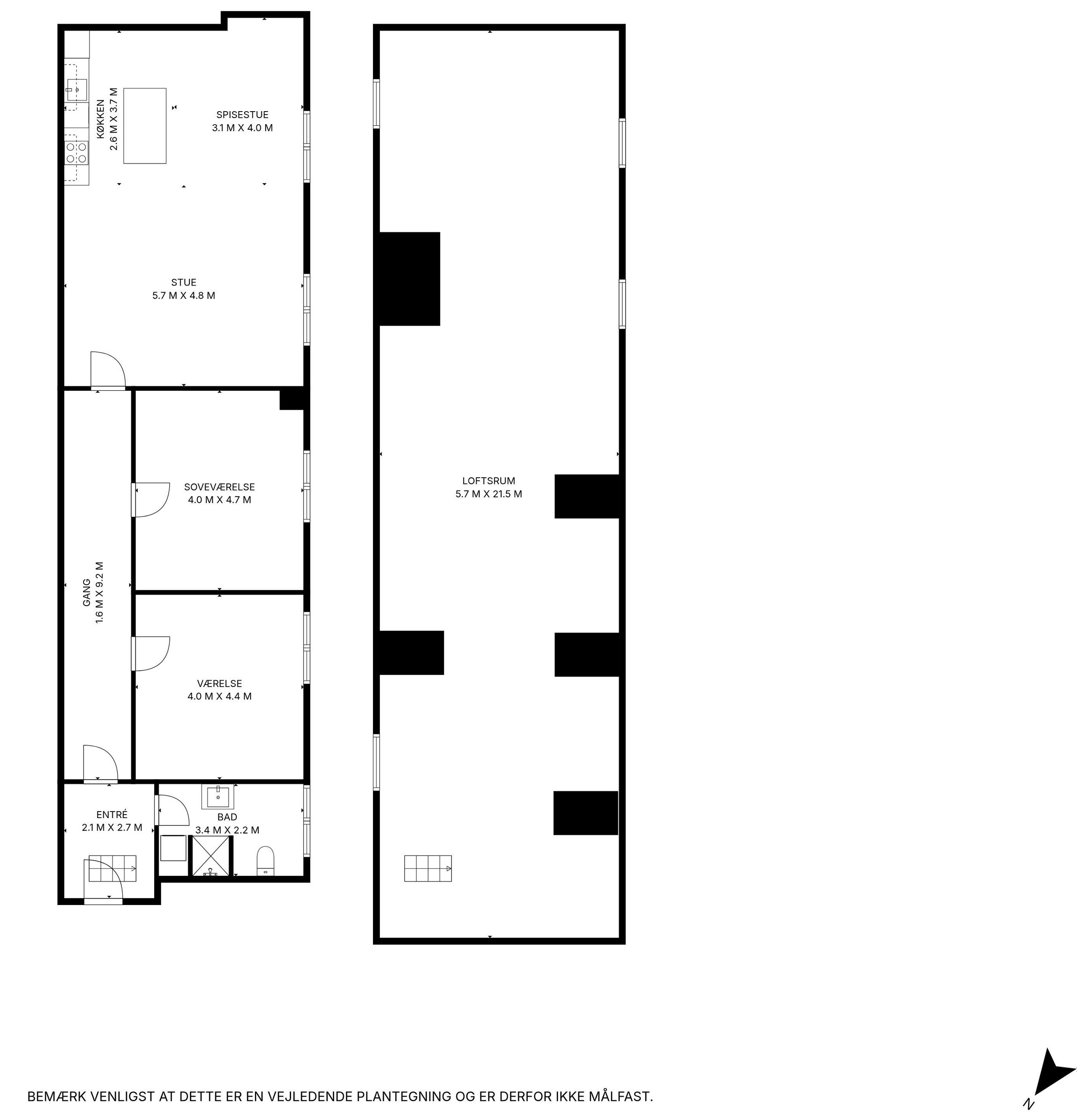 Stormgade 10A, 2, København K - Plantegning