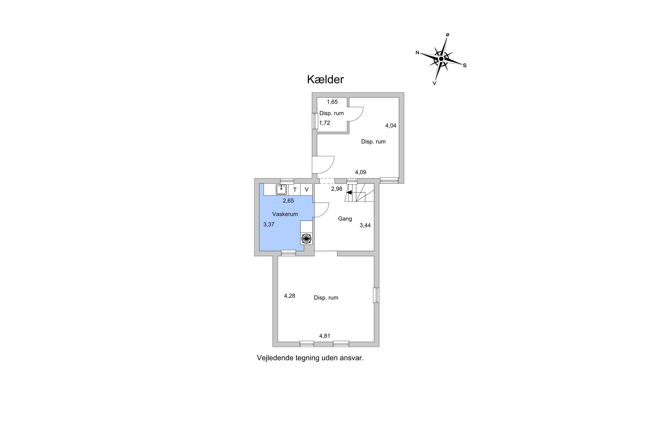 Roarsvej 6, Roskilde - Plantegning