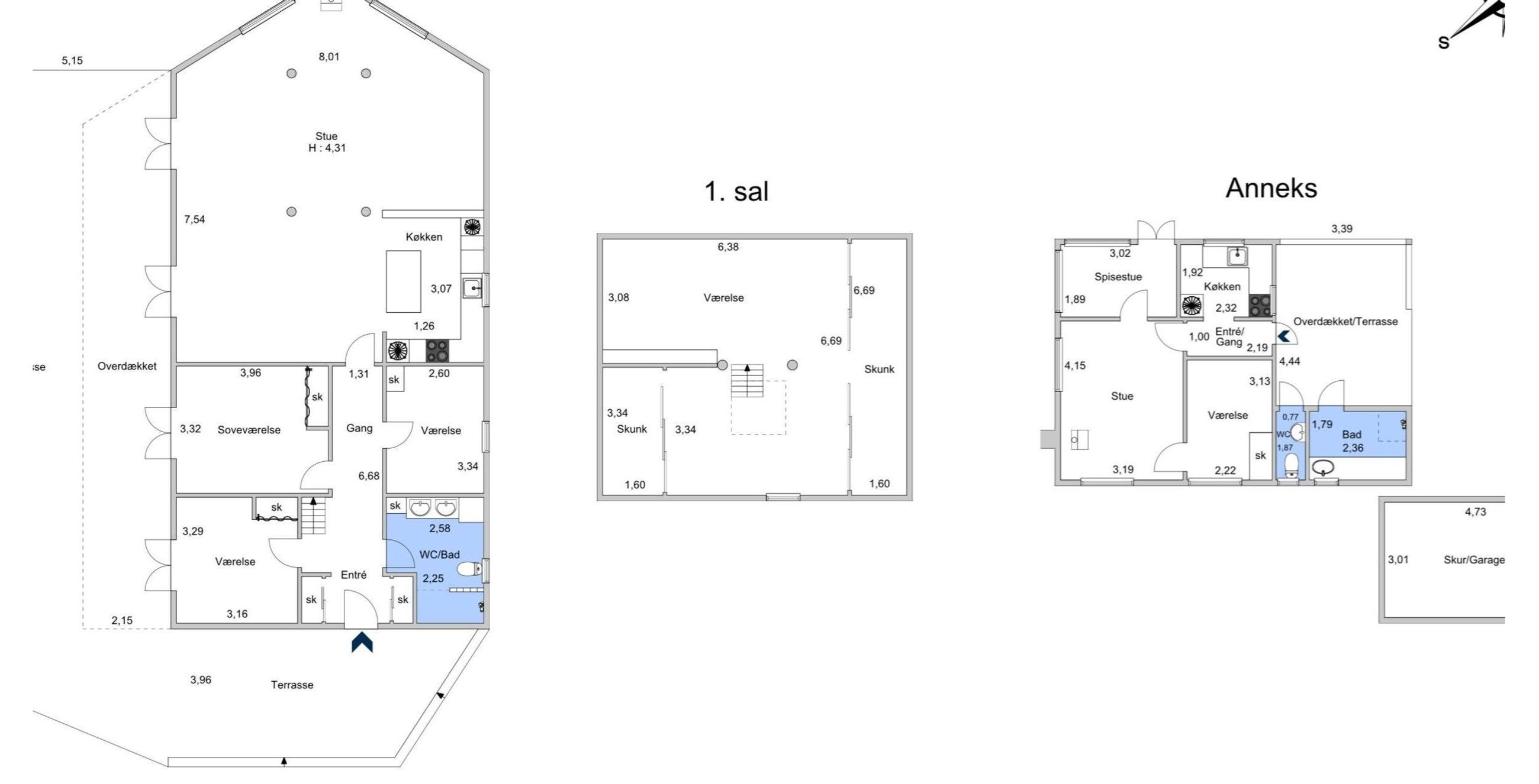 Firkløvervej 2, Gilleleje - Plantegning