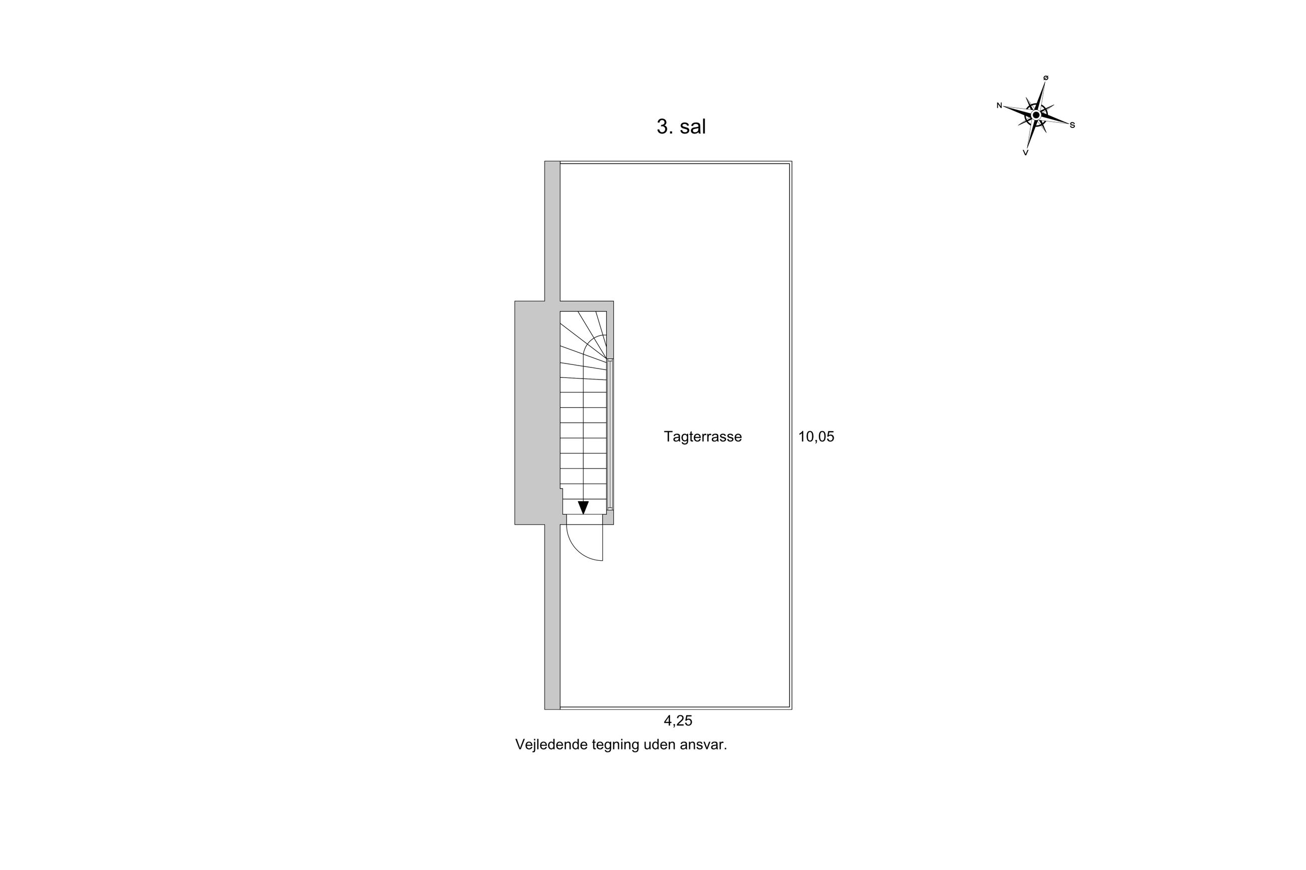 Lundedalsvej 9, København NV - Plantegning