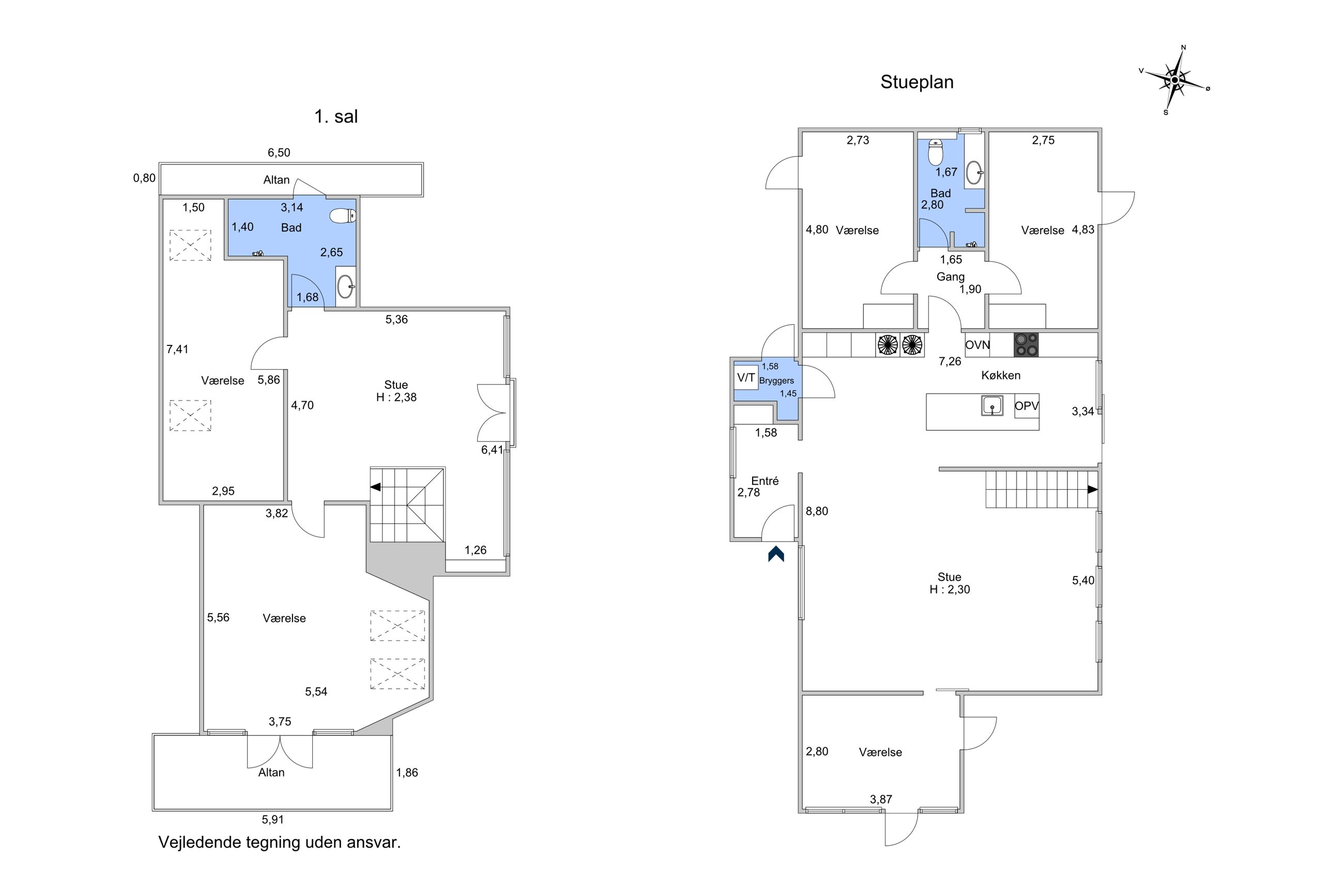 Nordstrands Alle 35, Dragør - Plantegning