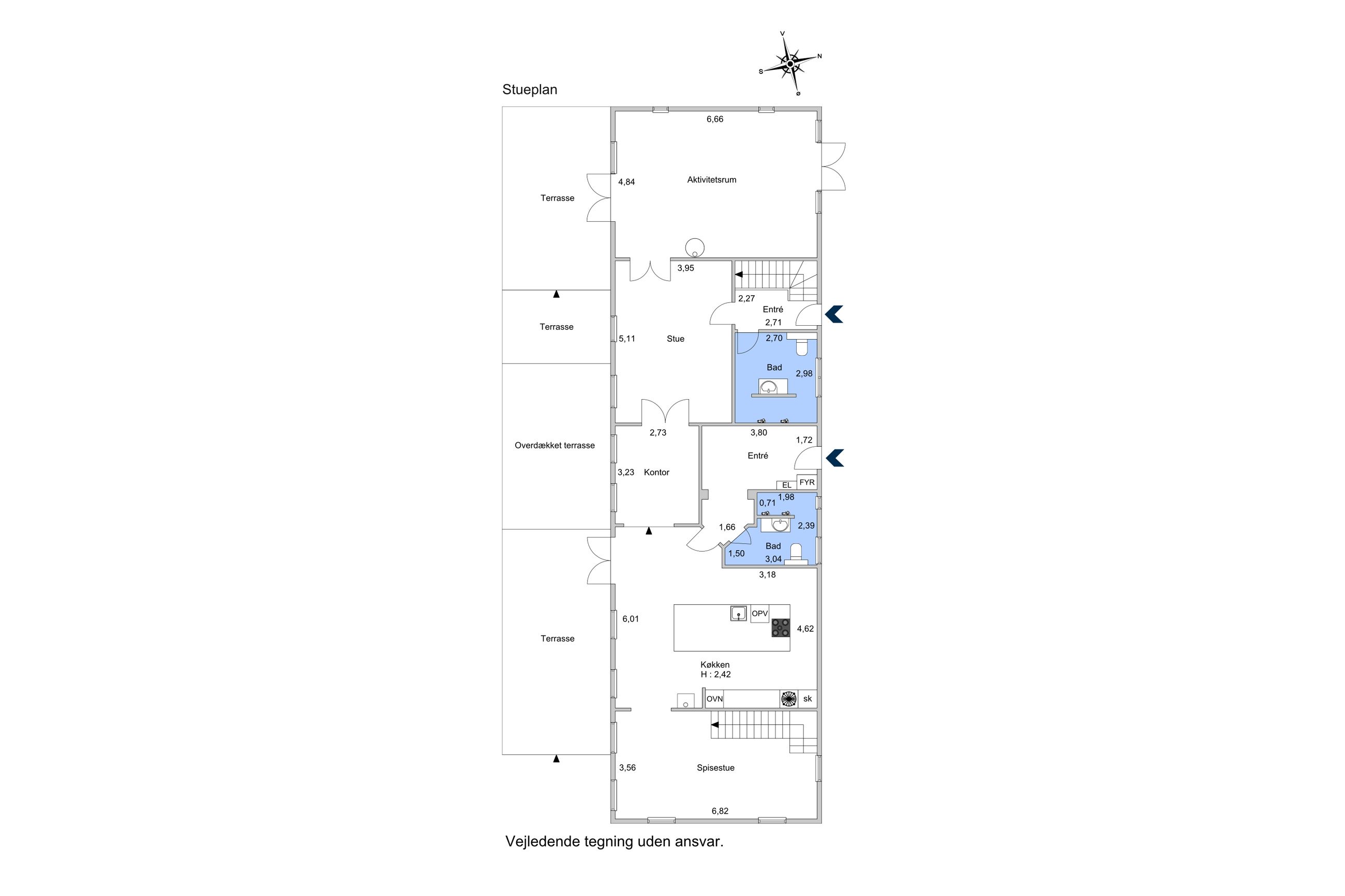 Veddelev Bygade 17, Veddelev, Roskilde - Plantegning