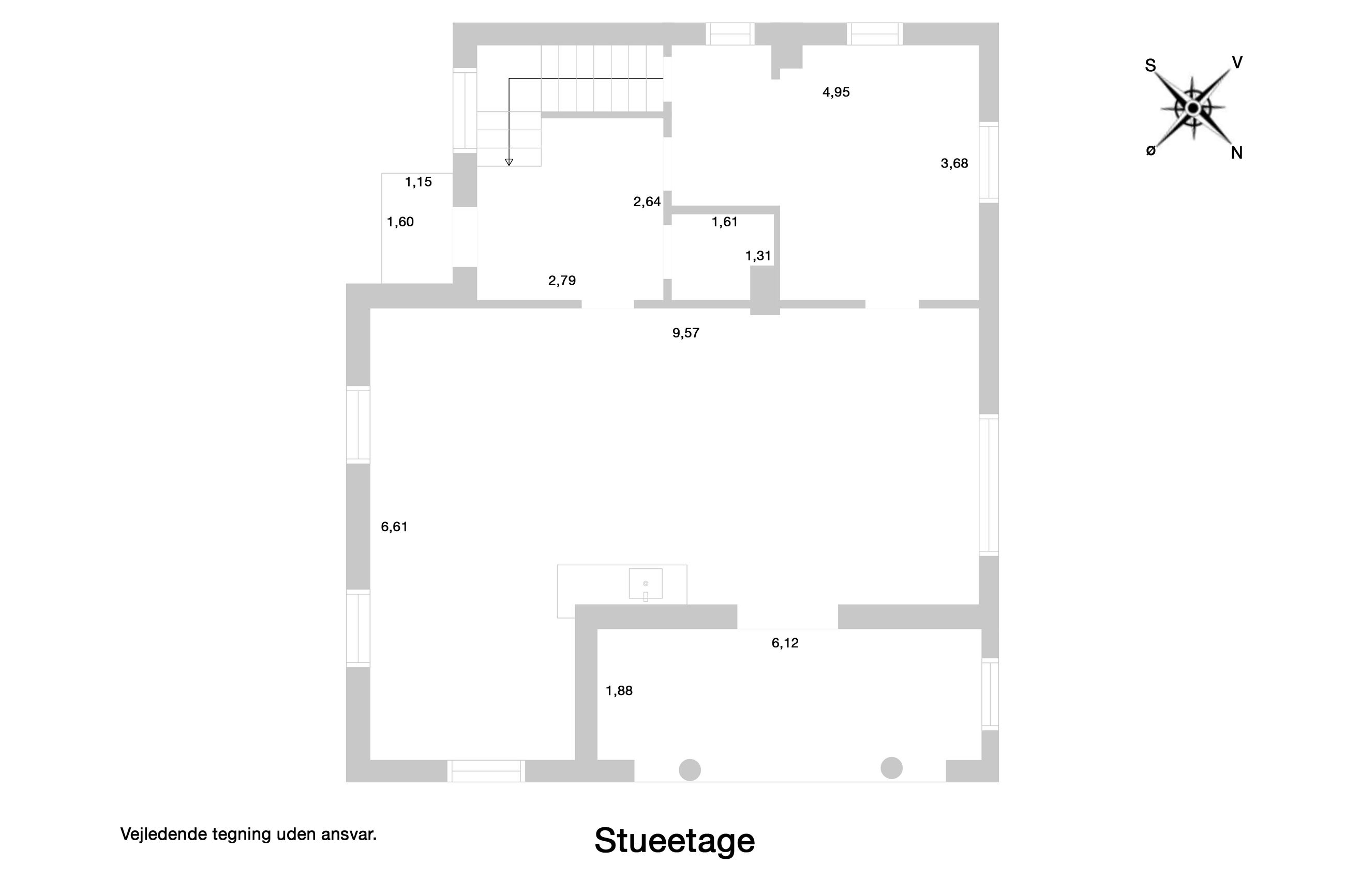 Store Orebjergvej 42, Rågeleje, Vejby - Plantegning