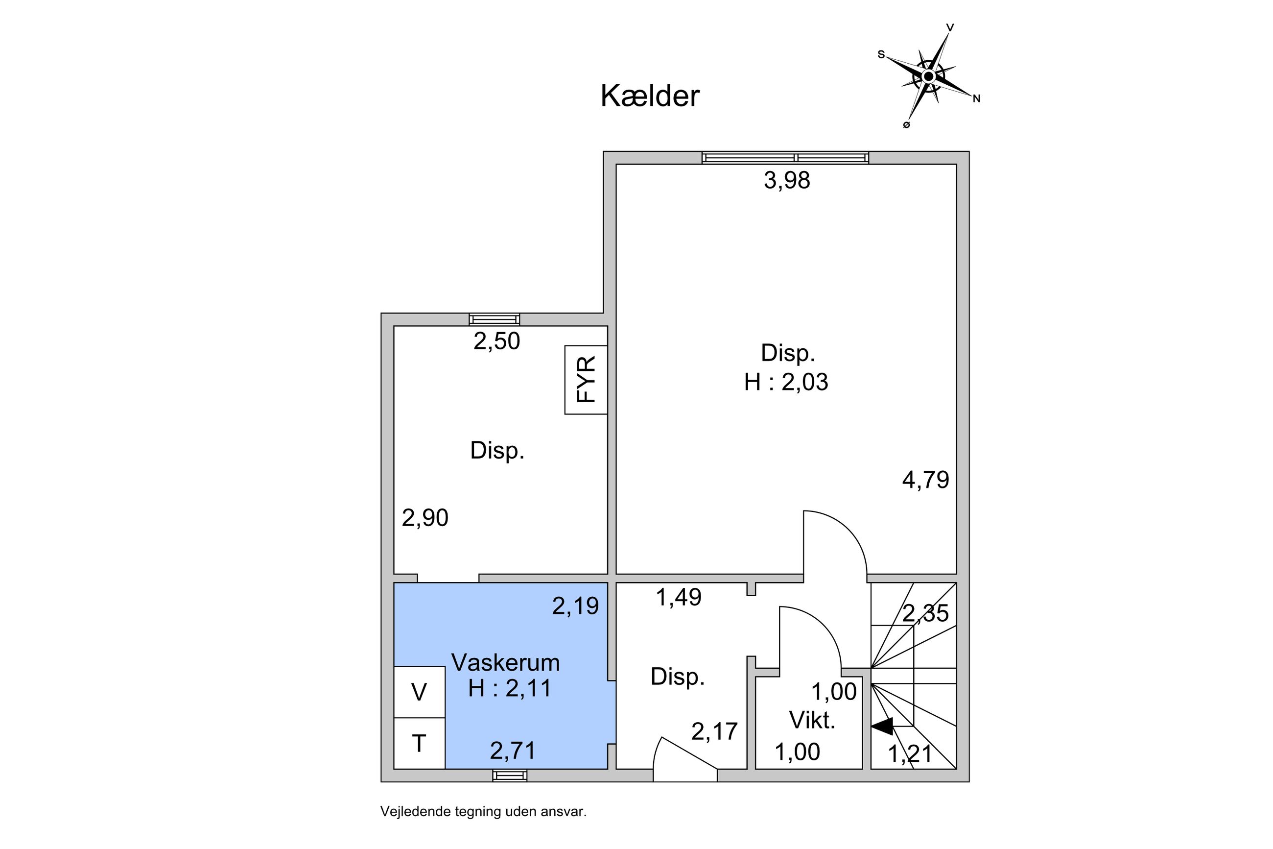Akacievej 38, Virum - Plantegning