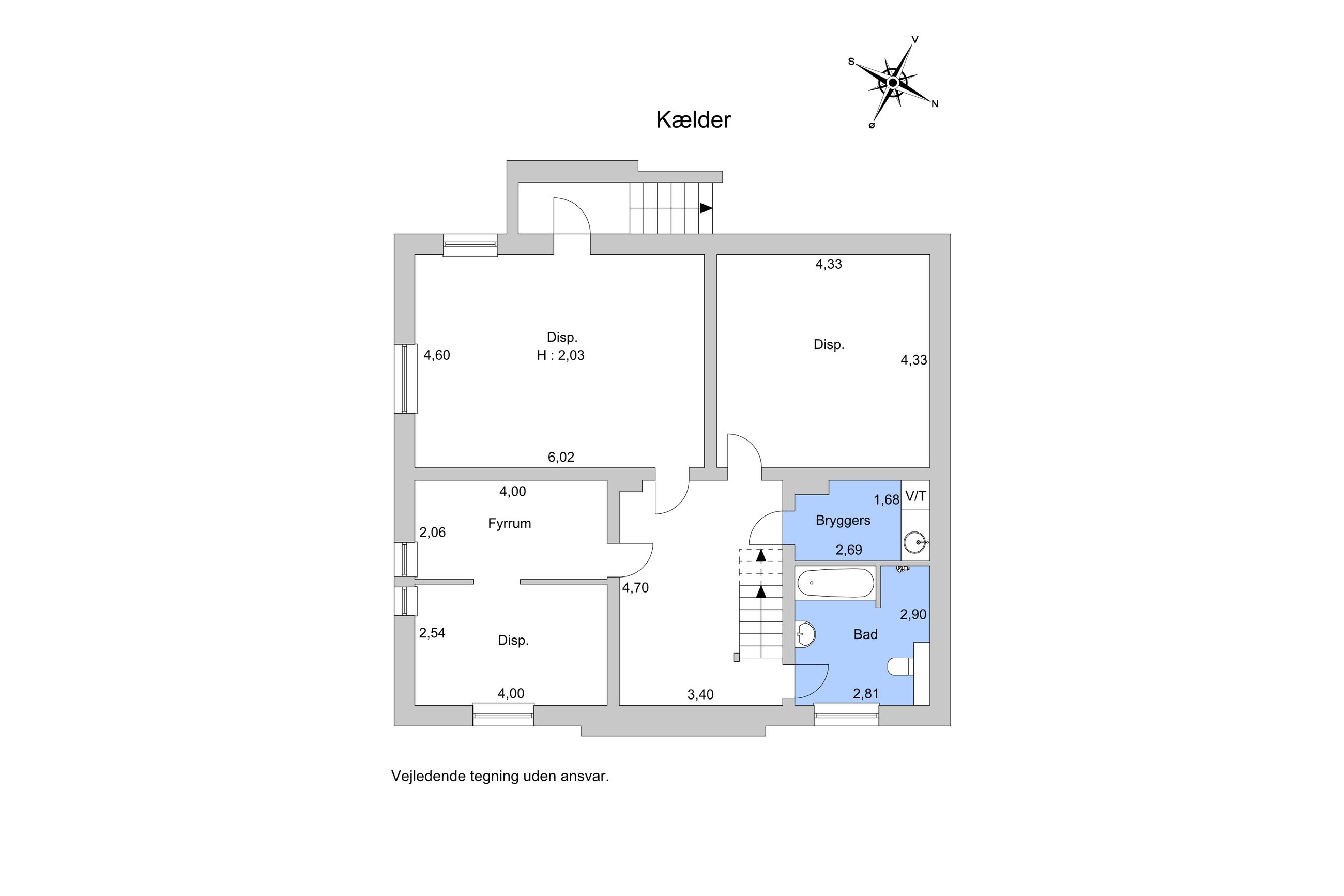 Skovbogårds Allé 2, Valby - Plantegning