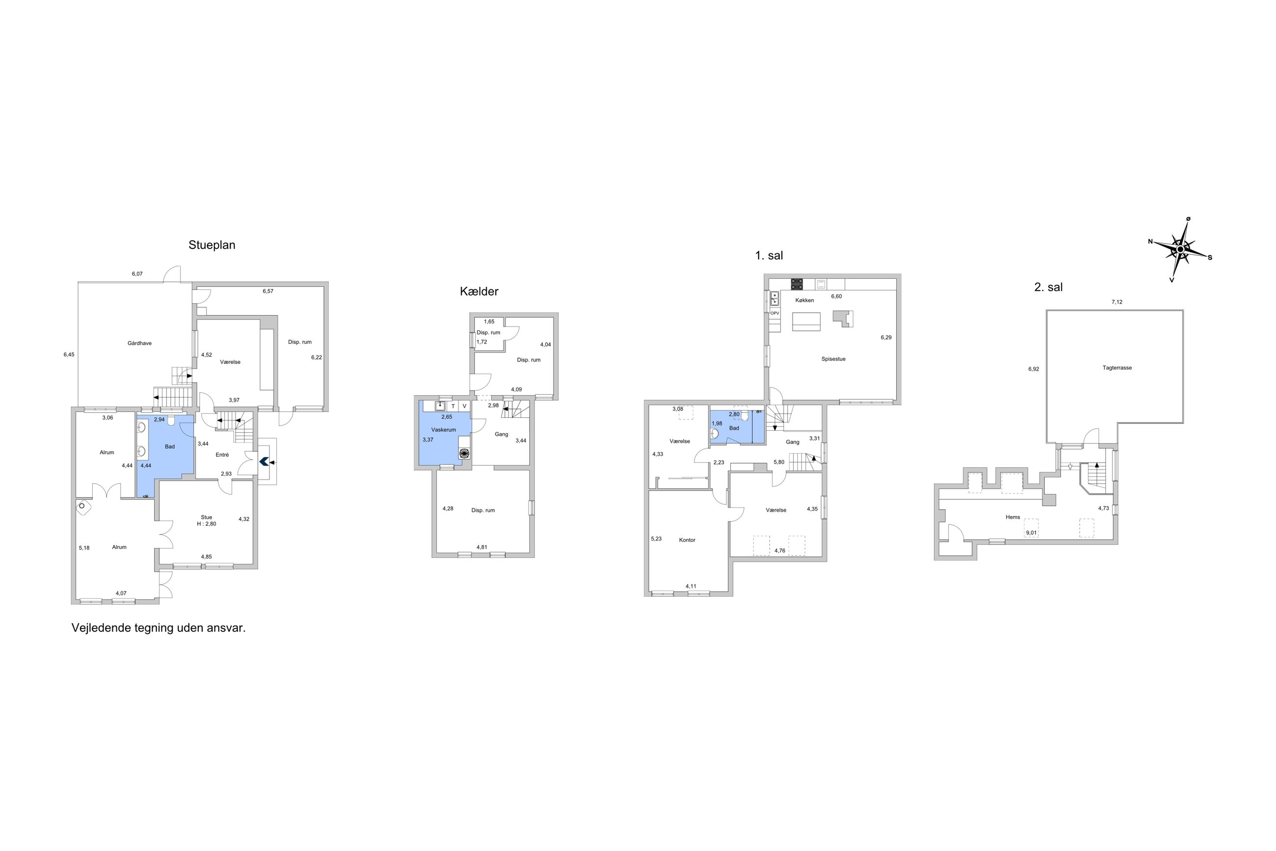 Roarsvej 6, Roskilde - Plantegning